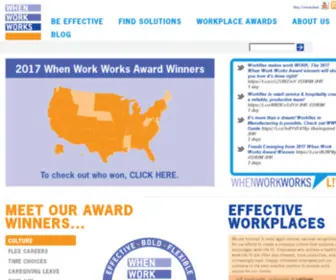 Whenworkworks.org(When Work Works) Screenshot