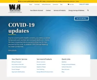 Whe.org(Wright-Hennepin Cooperative Electric Association) Screenshot