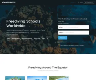 Where2Freedive.com(Where2Freedive) Screenshot