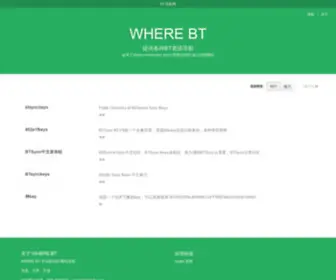 Wherebt.com(BT导航网) Screenshot