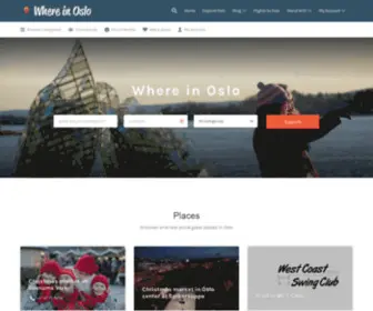Whereinoslo.com(Where in Oslo) Screenshot