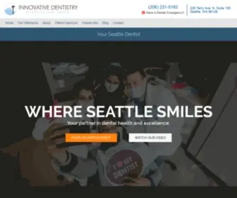 Whereseattlesmiles.com(Seattle Dentist) Screenshot