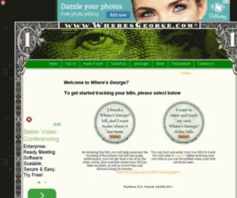 Wheresgeorge.com(® 2.4) Screenshot