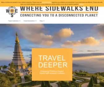 Wheresidewalksend.com(WSE Travel Inc) Screenshot