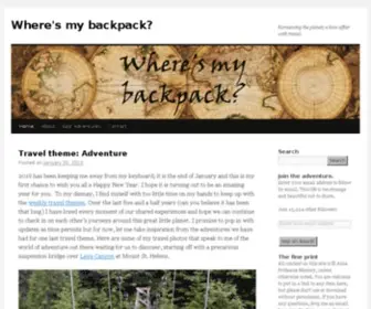 Wheresmybackpack.com(Romancing the planet) Screenshot