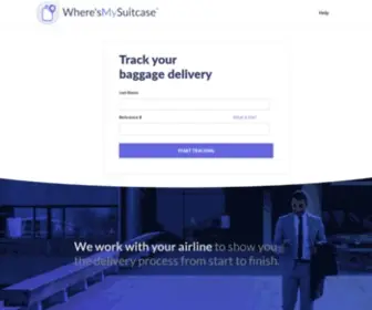 Wheresmysuitcase.com(Where's My Suitcase) Screenshot