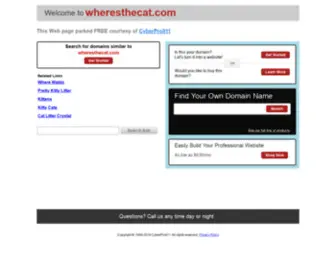 Wheresthecat.com(Where's The Cat) Screenshot