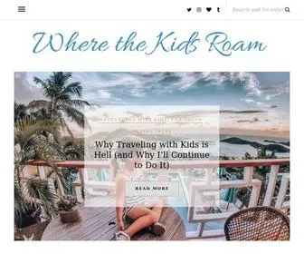 Wherethekidsroam.com(Where the Kids Roam) Screenshot