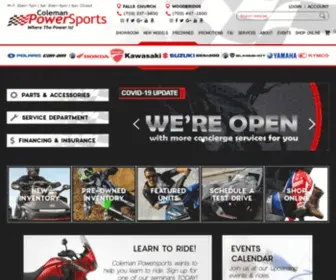 Wherethepoweris.com(Coleman PowerSports) Screenshot