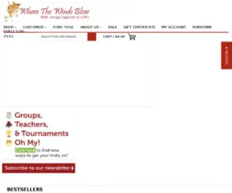Wherethewindsblow.com(#1 Name in American Mah Jongg Since 2000 Where The Winds Blow) Screenshot