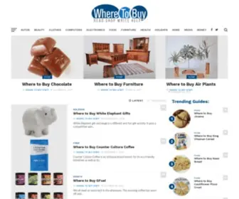 Wheretobuy.wiki(Where to Buy Wiki with Articles) Screenshot