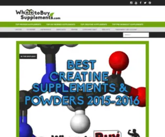 Wheretobuysupplements.com(Where to Buy Supplements) Screenshot