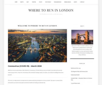 Wheretoruninlondon.co.uk(Where to Run in London) Screenshot