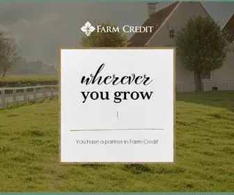 Whereveryougrow.com(Farm Credit) Screenshot