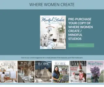 Wherewomencook.com(Where Women Create) Screenshot