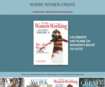 Wherewomencreate.com(Where Women Create) Screenshot