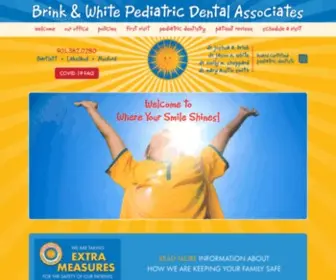 Whereyoursmileshines.com(Brink & White Pediatric Dentistry) Screenshot