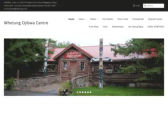 Whetung.com(Whetung Ojibwa Centre) Screenshot