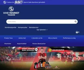 Wheymarkettrabzon.com(TÃ¼rkiye'nin Sporcu Besinleri) Screenshot