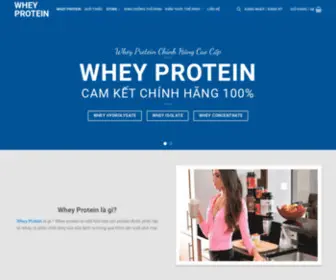 Wheyprotein.asia(Thực phẩm dinh dưỡng thể thao thể hình) Screenshot