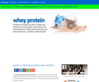 Wheyprotein.es(¿Qué) Screenshot