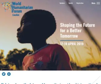 WHF.london(World Humanitarian ForumFrom Hope To Possibility) Screenshot