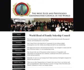 WHFSC.com(World Head of Family Sokeship Council) Screenshot