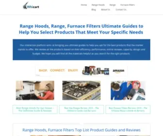 Whicart.com(Ultimate Guides To Help You Select Kitchen Essentials That Meet Your Specific Needs) Screenshot