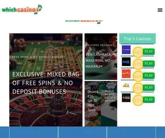 Whichcasinos.co.uk Screenshot