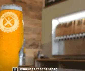 Whichcraft.com(WhichCraft Tap Room & Craft Beer Store) Screenshot