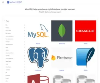 Whichdb.com(Offline for Maintenance) Screenshot