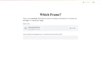 Whichframe.com(Whichframe) Screenshot