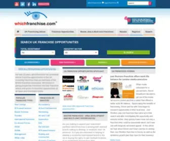 Whichfranchise.com(Franchise Opportunities for the UK 2021) Screenshot
