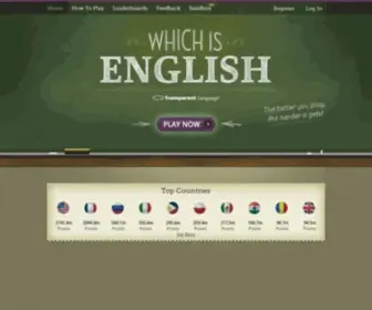 Whichisenglish.com(Test your knowledge) Screenshot