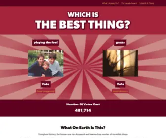 Whichisthebestthing.com(Whichisthebestthing) Screenshot