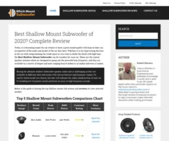 Whichmountsubwoofer.com(Audio Product Reviews And Expert Guidance) Screenshot