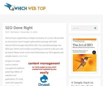 Whichwebtop.com(Which Web Top) Screenshot