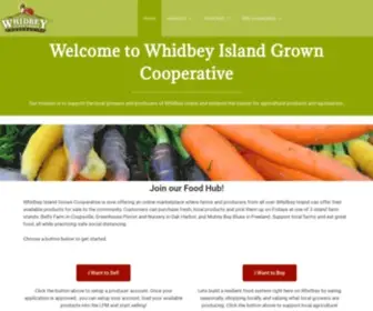 Whidbeyislandgrown.com(Whidbey Island Grown) Screenshot