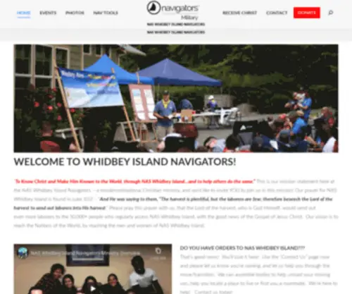 Whidbeynavs.com(The Navigator Ministries on Whidbey Island) Screenshot