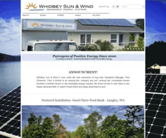 Whidbeysunwind.com(Home page for the Whidbey Sun & Wind website. We specialize) Screenshot