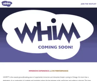 Whimchicago.com(WHIM) Screenshot