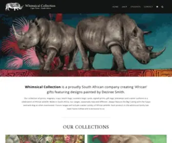 Whimsicalcollection.co.za(Cape Town) Screenshot