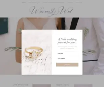 Whimsicallywed.com(Whimsically Wed) Screenshot