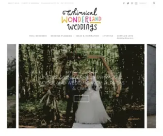 Whimsicalwonderlandweddings.com(Whimsical Wonderland Weddings UK Wedding Ideas Blog) Screenshot