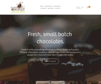 Whimsychocolates.com(Whimsy Chocolates) Screenshot