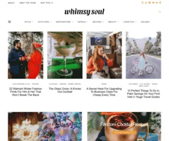 Whimsysoul.com(Whimsy Soul) Screenshot