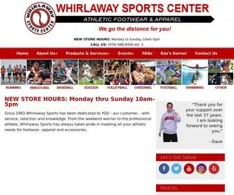 Whirlawaysports.com(Athletic Footwear & Apparel) Screenshot