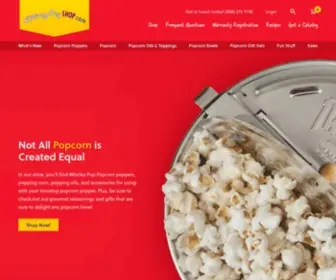 Whirleypopshop.com(Whirley pop popcorn popper) Screenshot