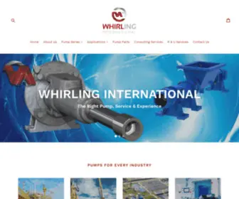 Whirlinginternational.com(Whirling International) Screenshot