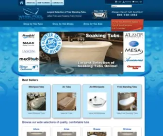 Whirlpoolbathtubs.com(Whirlpool Tubs) Screenshot